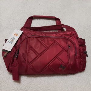 Lug Rumble Satchel Bag (Raspberry)